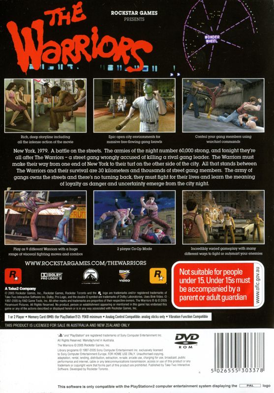 Box Art - Austrália (Verso)